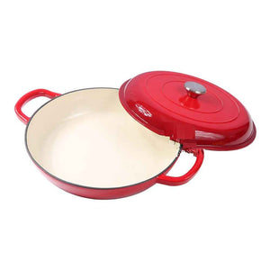Cast Iron Enamel 5-Piece Cookware Set