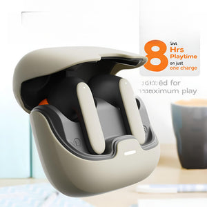 Qualcomm TWS Earbuds – ENC Noise Reduction, Low Latency & 8-Hour Battery (Retro Style)