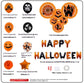 Halloween Doodshoofd & Pompoen Ballon Combo – Griezelige Feestdecoratie Set