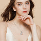 Cat on the Moon Necklace | Two-Tone Electroplated Copper Pendant | Whimsical Cat Lover Jewelry for Women