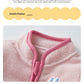 Cute Rabbit Ear Baby Girl Fleece Coat – Toddler Velvet Zip-Up Winter Jacket with Fur Lining | Pink & Purple | Sizes 73–110cm