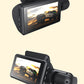 3-Channel HD Dash Cam with 32GB Card | Front, Interior & Rear | 3-Inch Screen | Night Vision | Loop Recording | Parking Monitor