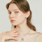 Butterfly & Heart Necklace for Women – Elegant Copper Pendant Chain