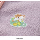 Cute Rabbit Ear Baby Girl Fleece Coat – Toddler Velvet Zip-Up Winter Jacket with Fur Lining | Pink & Purple | Sizes 73–110cm
