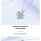 Butterfly & Heart Necklace for Women – Elegant Copper Pendant Chain