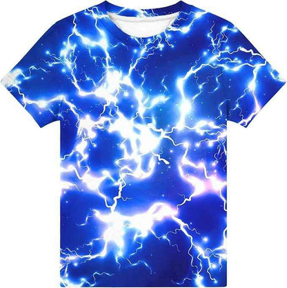 3D-printed Loose-fitting Short-sleeve T-shirt For Layering Or Wearing On Its Own