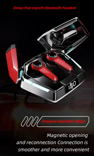 E-Sports Wireless Bluetooth In-Ear Gaming Earbuds – Low Latency, 8Hr Battery
