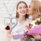 Heart Mom Necklace – Elegant Mother's Day Jewelry Gift for Women