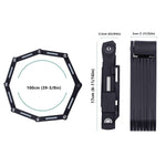 Convenient Folding Bike Lock Universal Chain