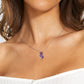 S925 Sterling Silver Mushroom Pendant Necklace | Halloween Jewelry