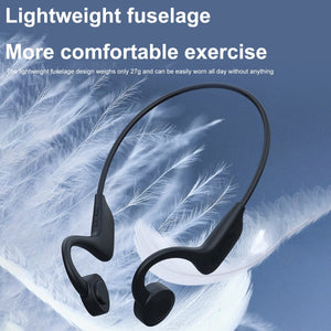 Bone Conduction Bluetooth Headset – Open-Ear Wireless Headphones with Voice Control (Q33)