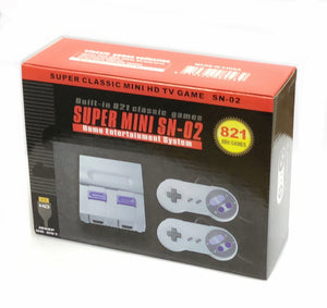 SFC HD 821 Classic TV Game Console – Retro FC Style, US & EU Plug