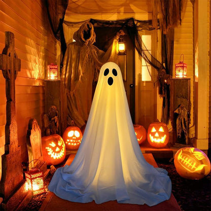 Halloween Standing Ghost Decoration with Light-Up Chain