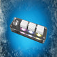 3-Key RGB Macro Keypad with Volume Knob | Mini USB Shortcut Pad | Black & White