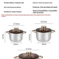 Non-Stick 12-Piece Cookware Set with Glass Lids | Thickened Double-Base | Light Luxury