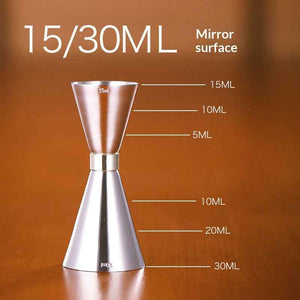 Gold Ring Graduated Wine Measuring Device