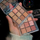 9-Color Eyeshadow Palette – Matte & Shimmer Highly Pigmented Eye Shadow Powder (3 Shades)