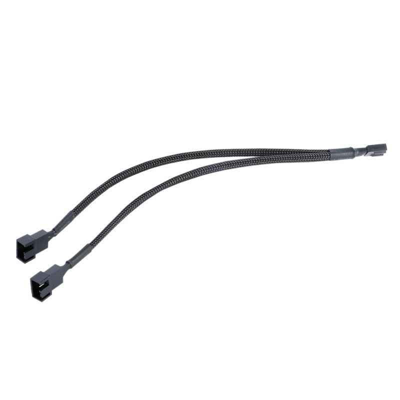 Temperature Controlled Cooling Fan 4-pin Motherboard With Mesh And CPU Adapter Cable