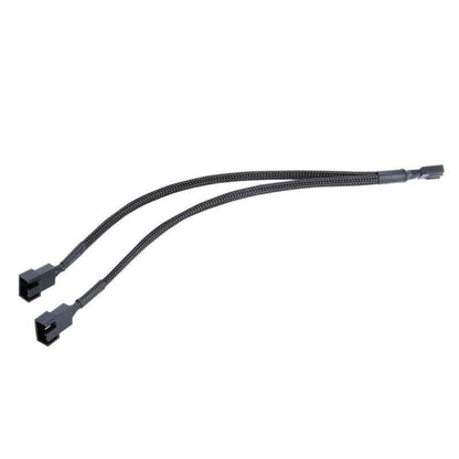 Temperature Controlled Cooling Fan 4-pin Motherboard With Mesh And CPU Adapter Cable