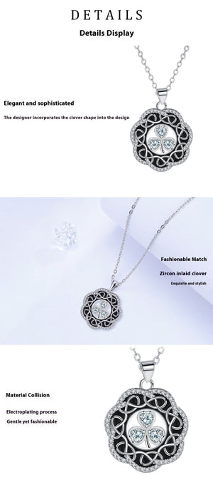 Vintage Clover Necklace – High-Grade European Fashion Jewelry for Women
