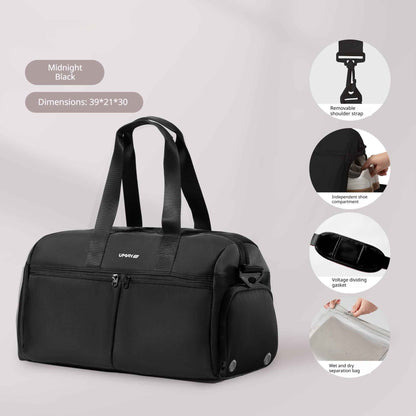 Womens Dry-Wet Separation Sports Gym Bag