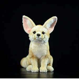 Big-Eared Fox Plush Toy – Realistic Simulation Animal Stuffed Doll