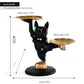 Acrobatic Dog Resin Figurine – Unique Animal Sculpture for Home, Office & Living Room Shelf Decor