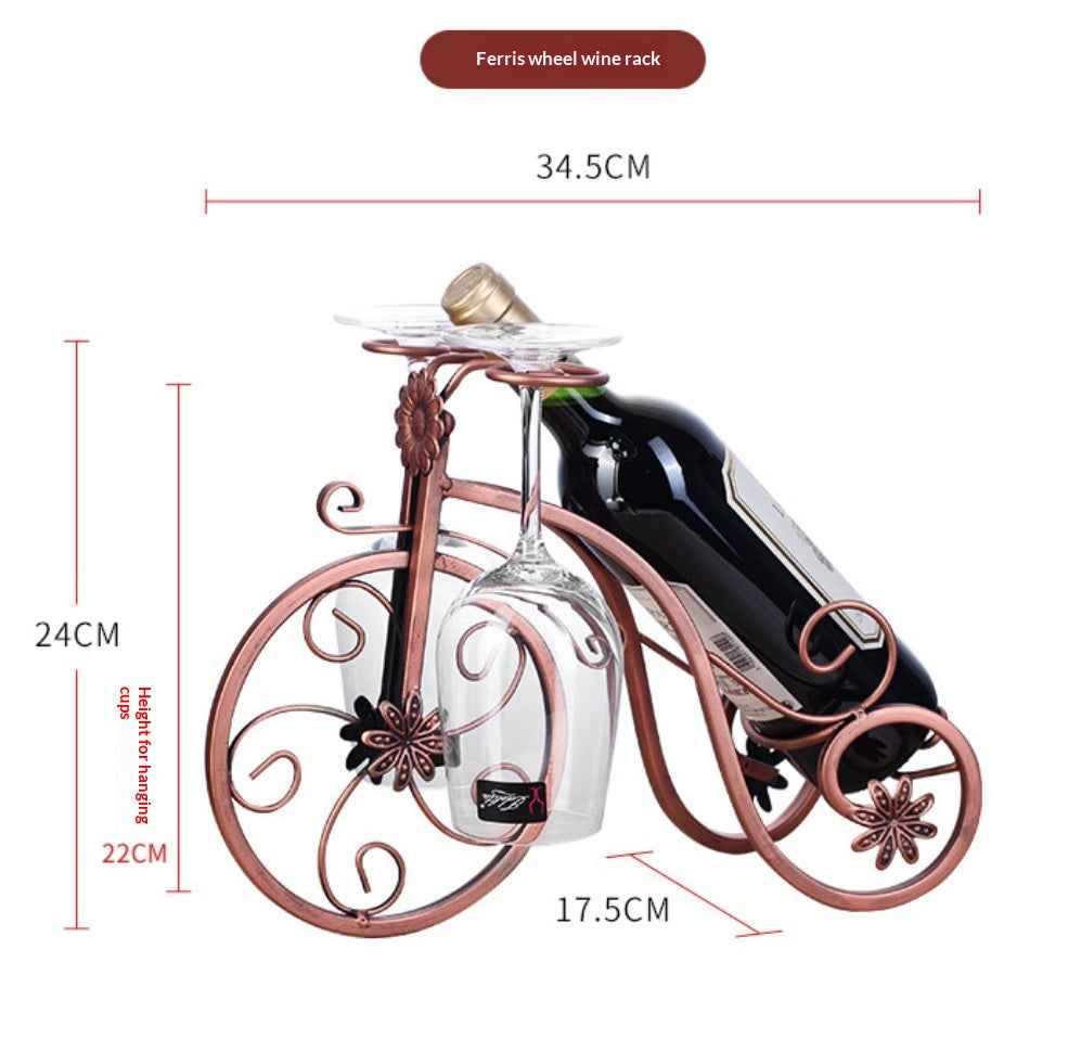 Creative Home Wine Rack Decoration