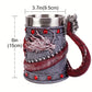 Chinese-Style Resin Tea Cup with Stainless Steel Liner – 501–600ml (~17–20oz) Artisan Drinkware