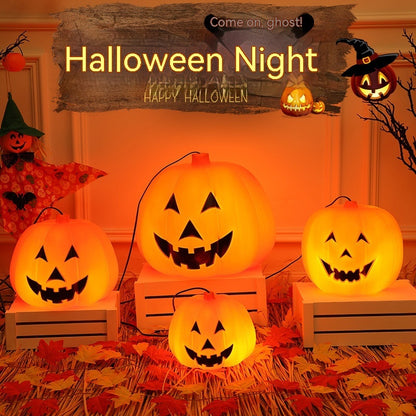 Halloween Glowing Pumpkin Lamp – Luminous & Voice Control