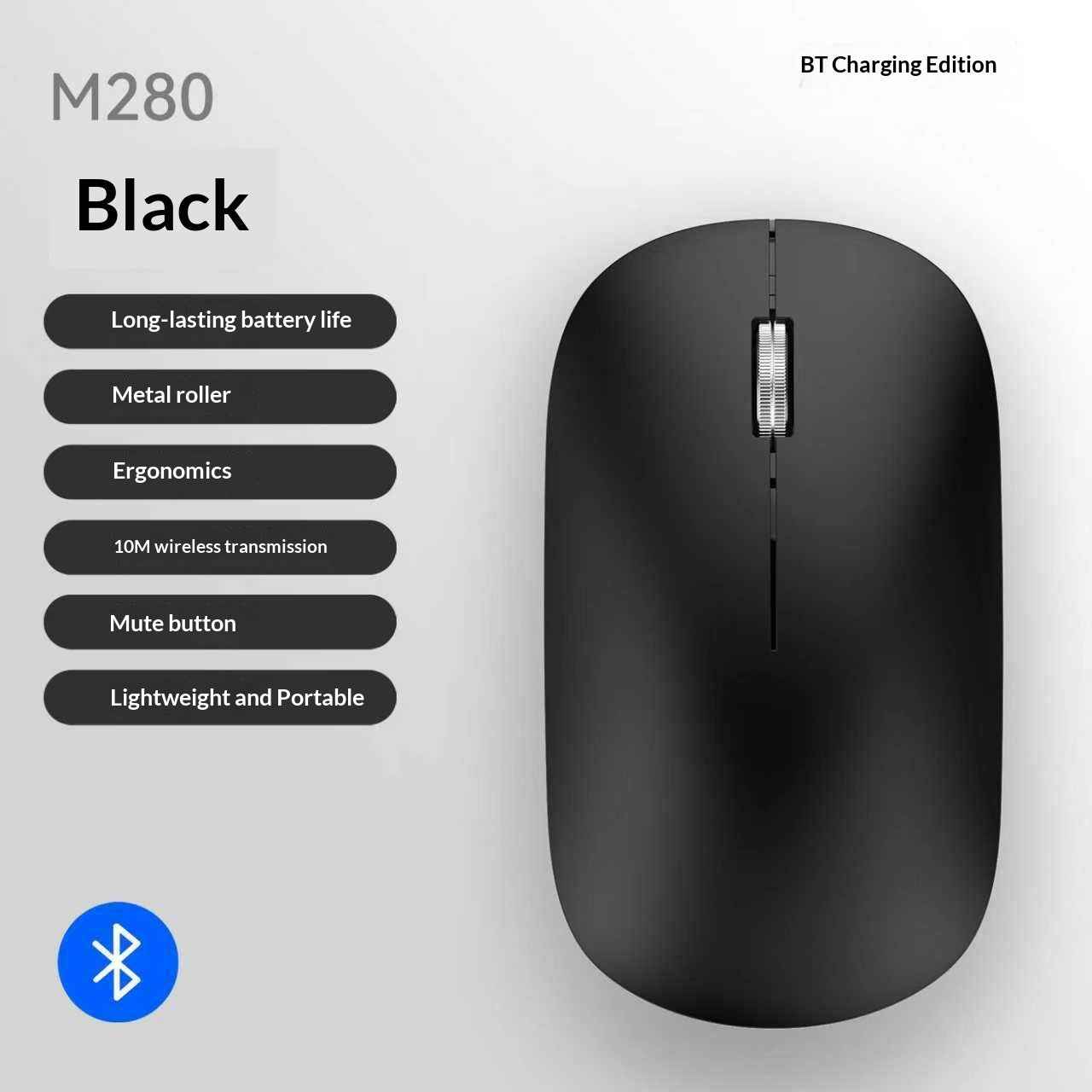 Ultra-thin Bluetooth Dual-Mode Wireless Mouse