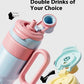 780ml (0.21 Gal) Gradient Insulated Tumbler – 316 Stainless Steel Thermal Cup with Straw & Lid