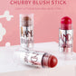 Shimmer Blush Stick – Oil-Free Moisturising Cheek Colour, Highlighter & Bronzer (8 Shades, 12-Hour Wear)