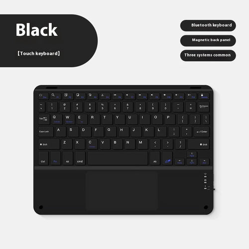 Bluetooth Keyboard With Touch For Mobile Phone Tablet Wireless Rechargeable