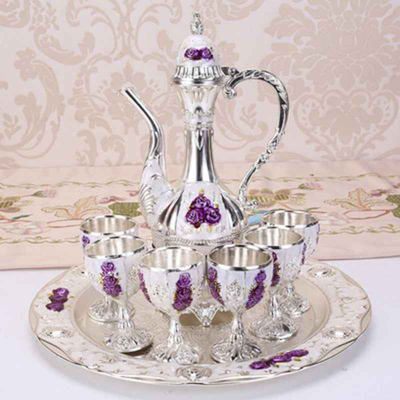 Exquisite Wine Set Court Stylehome Decor Piece Classic And Creative Wine Glasses And Carafes For Dining Rooms And Hotels