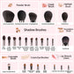 Professional Makeup Brush Set – Natural Goat Hair Eyeshadow & Face Brushes