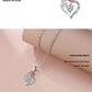 Rose Flower Love Necklace | 5 Colors | Romantic Floral Heart Pendant Jewelry Gift for Women