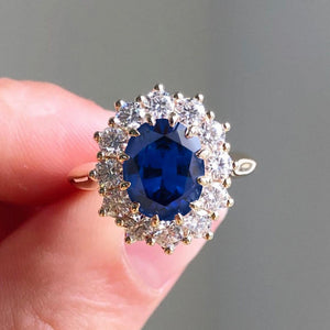 Sapphire Diamond Ring – Simple Fashion Jewelry for Women