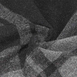 Mens Wool-Blend Plaid Scarf Winter Warmth & Extra Thickness
