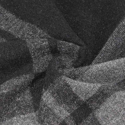Mens Wool-Blend Plaid Scarf Winter Warmth & Extra Thickness