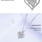 Butterfly & Heart Necklace for Women – Elegant Copper Pendant Chain