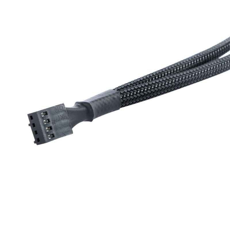 Temperature Controlled Cooling Fan 4-pin Motherboard With Mesh And CPU Adapter Cable