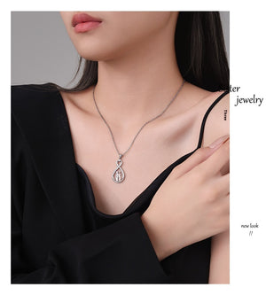 Infinity Sister Necklace | Rose Gold Copper Pendant | Best Friend & Sisterhood Jewelry Gift for Women