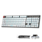 AULA Slim 104-Key Wireless Mechanical Keyboard | Bluetooth 5.0, 2.4G & USB-C | RGB Backlit