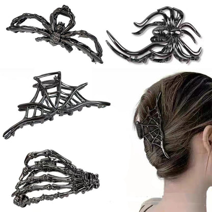 Halloween Bat Hair Barrettes – Spooky Bat Hair Clips for Women & Girls (3-Pack)