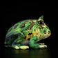 Life-Sized Horned Frog Plush Toy – Realistic Tyrant Horned Frog Stuffed Animal Doll (34cm)