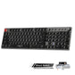 AULA Slim 104-Key Wireless Mechanical Keyboard | Bluetooth 5.0, 2.4G & USB-C | RGB Backlit