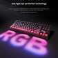 MCHOSE Side-Engraved Wireless Mechanical Keyboard | HiFi Sound, 5-Layer Gasket, Volume Knob | 12 Gradient Styles
