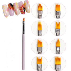 Nail Enhancement Tool Pen Flower 8 Zigzag Brush Color Painting