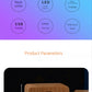 3D Laser Engraved Crystal Ball Night Light – Dimmable USB LED Lamp with Wood Base | Bedroom Decor & Unique Gift